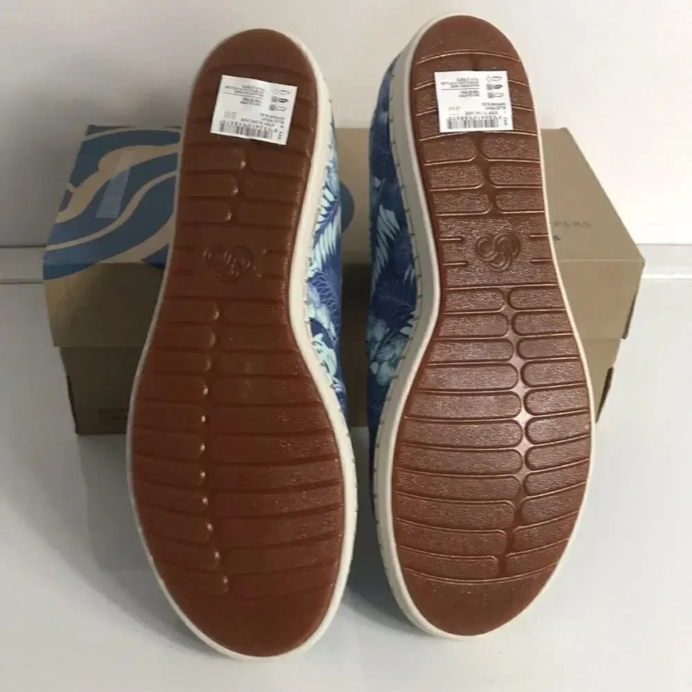 Clarks Step Glow Jade CLOUDSTEPPERS Slip-On Shoes Size: 10W